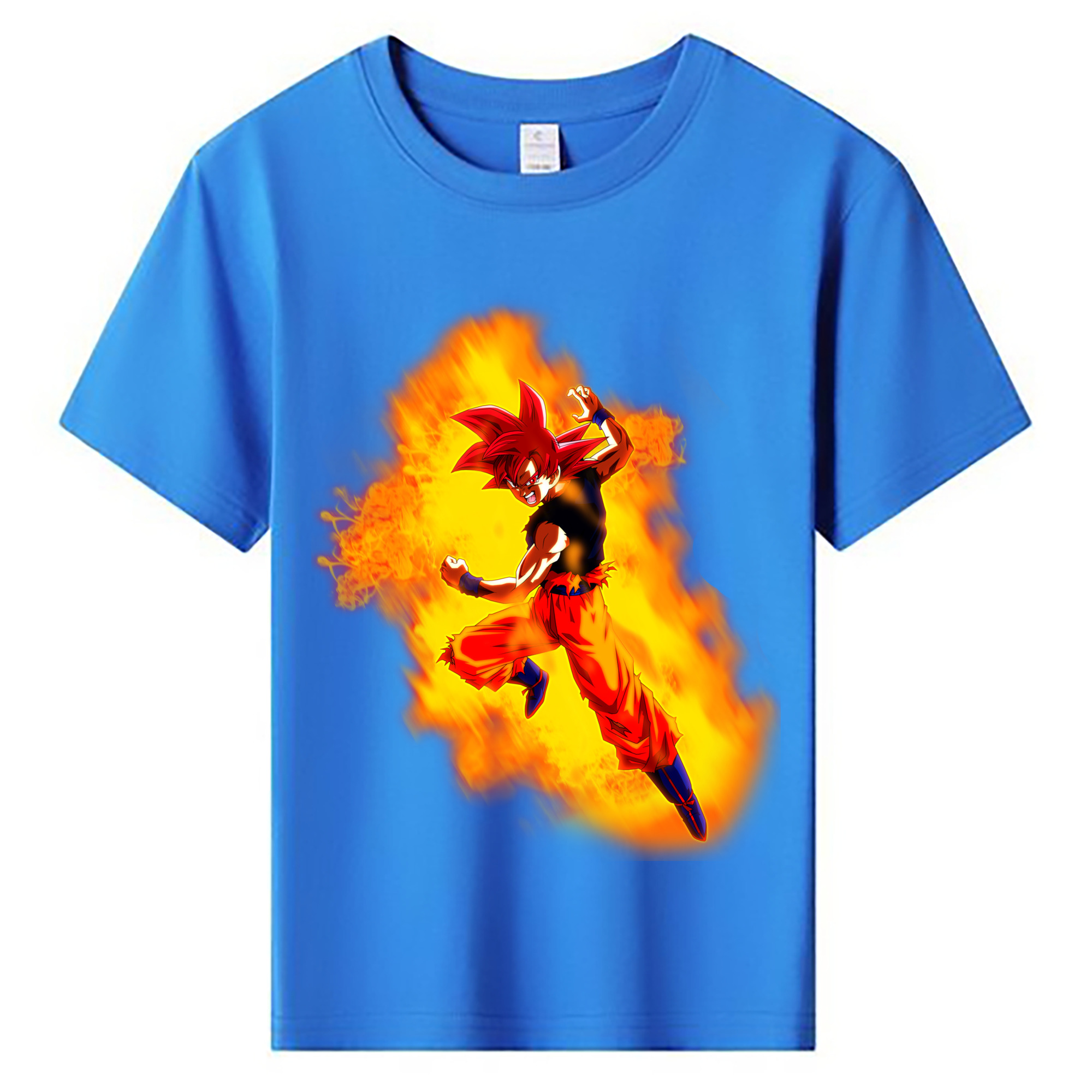 （画像用） ドラゴンボール 孫悟空（そん ごくう）Son Goku カカロット DRAGON BALL Kakarotto 綿100％キッズTシャツ（フロントプリント）
